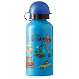 Stainless Steel Drinking Bottle (Vehicles) By Crocodile Creek