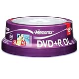 Memorex 8.5GB 8X Double Layer DVD+R (15pk Spindle)