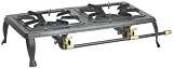 Stansport Double Burner Cast Iron Stove (20x11-Inch)