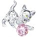 Kitten, standing Swarovski Silver Crystal Pet's Corner Collection