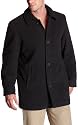 Perry Ellis Men's Wool Button Front Coat