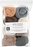 12" Wool Roving 8-Pack: Furry Friends (2oz)