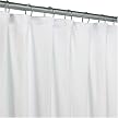 No Mildew Shower Curtain Liner - White