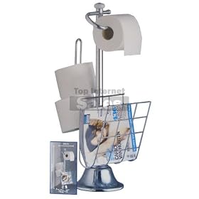 New Toilet Caddy toilet roll holder and magazine rack