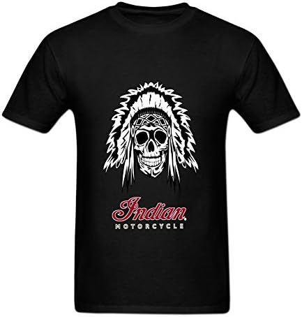 Men's Indian Motorcycle Short Sleeve T Shirt XXXL Black