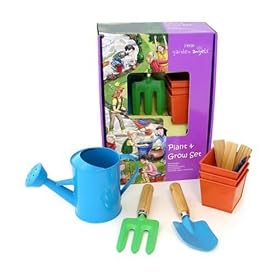 Threesixty Innovation Little Garden Angels Children's 6-Piece Plant and Grow Gardening Tool Set #PGS078