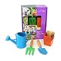 Threesixty Innovation Little Garden Angels Children's 6-Piece Plant and Grow Gardening Tool Set #PGS078