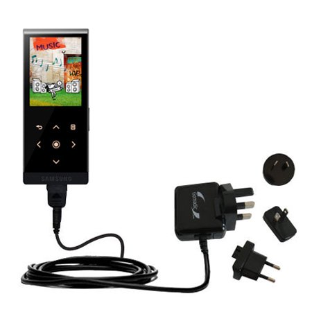International Wall / AC Charger for the Samsung T10 - Gomadic Brand w/ TipExchange Technology