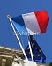 Wallmonkeys Peel and Stick Wall Decals - Drapeau Français - Removable Graphic
