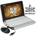 Acer Aspire One AOA150-1546 Netbook - Intel Atom N270 1.6GHz, 1GB DDR2, 160GB HDD, 8.9" WSVGA, Webcam, Windows XP Home, White, Mouse, 6-Cell