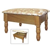 Oak Foot Stool with Storage