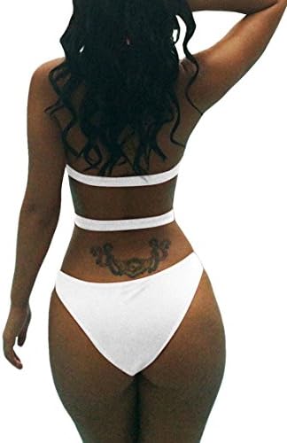 Heisy Women's Bandage Criss Cross One Piece Monokini Swimsuit Swimwear