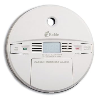 Kidde KN-COPP-B Front Load Battery-Operated Carbon Monoxide Alarm with Digital Display