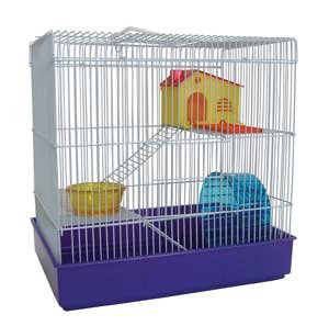 YML Group H820 3 Story Hamster Cage Assorted Color Base 15 x 11 x 18 Inches