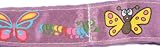 No Throw Baby Bottle and Sippy Cup Tether - Purple Butterflies