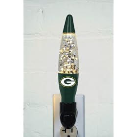 Pack of 3 NFL Green Bay Packers Football Lava Lamp Night Lights