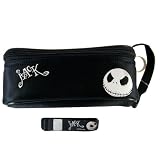 Nightmare Before Christmas Power Plug Case - Disney Nightmare Before Christmas Multi Purpose Electronic Pouch With Bonus Velcro Power Plug Fastener