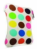 Built E-WS15-FMD 15.4-Inch Wide Laptop Sleeve (French Bull Multi Dot)