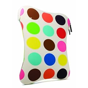 Built E-WS15-FMD 15.4-Inch Wide Laptop Sleeve (French Bull Multi Dot)