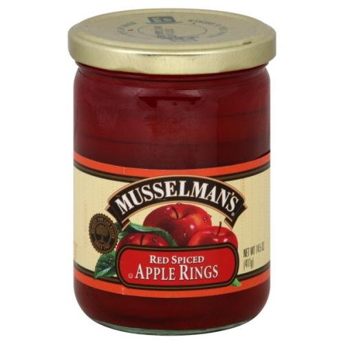Musselman, Apple Rings Spiced, 14.5 OZ (Pack of 12)