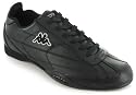 Kappa "Babylon" Mens Lace Up Trainers - Black/Silver