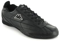 Kappa "Babylon" Mens Lace Up Trainers - Black/Silver