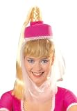 I Dream of Jeannie Costume Hat with Hair