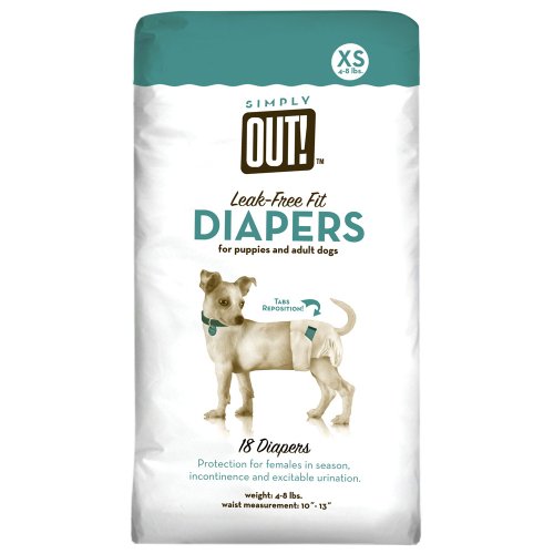 Simply OUT! Pet Diapers 18-pk. - XS
