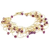Dana Kellin Ruby And 14k Gold Fill Briolette L