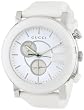 Gucci Women's YA101346 G Chrono White Matte Painted Dial Watch by Gucci