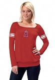 Los Angeles Angels of Anaheim Women's Long Sleeve Armband Jersey Top - by Alyssa Milano