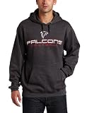NFL Men's Atlanta Falcons 1st and Goal IV Long Sleeve Hooded Fleece Pullover (Charcoal Heather, Small)