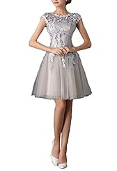Cocktail Applique Lace Chiffon/Polyester/Tulle Bandage Dress/Club Dress/Evening Dress/Homecoming Dress/Prom Dress/Wedding Party Dress 