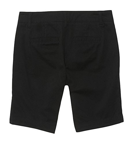 Aeropostale Women's Curvy Solid Bermuda Uniform Shorts