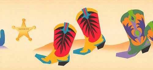 Boot Stomping Wallpaper Border