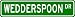 WEDDERSPOON Street Sign ~ Personalized Family Lastname Sign ~ Gameroom, Basement, Garage Sign Novelty** METAL ALUMINUM Image