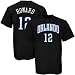 Search : adidas Orlando Magic #12 Dwight Howard Black Net Player T-shirt