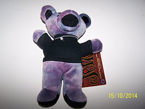 Grateful Dead Bean Bear Jerry Garcia in Black T-shirt