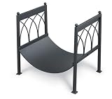 Pilgrim Home and Hearth Napa Forge Gothic Arch Wood Holder