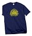 Illuminati (Yellow) T-Shirt, Navy, M