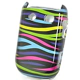 Hard Snap-on Shield With RAINBOW ZEBRA Design Faceplate Cover Sleeve Case f ....