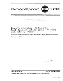 ISO 1388-9:1981, Ethanol for industrial use -- Methods of test -- Part 9 : Determination of esters content -- Titrimetric method after saponification