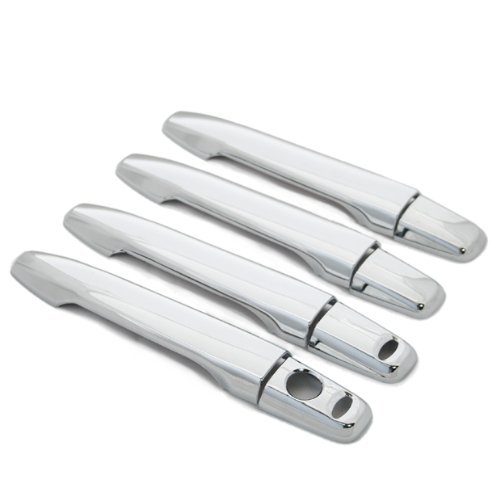 8 pcs Auto Parts Door Handle Cover Trim Chrome 