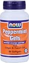 NOW Foods Peppermint Gels with Ginger & Fennel Oils,  90 Softgels