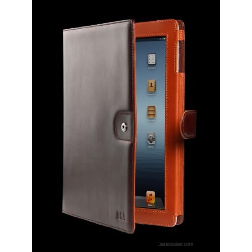 Sena Leather Folio II Case for  iPad 3G - Brown (818813)