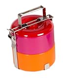 IMAGE OF Vivo Kids Bento Box, Orange and Pink