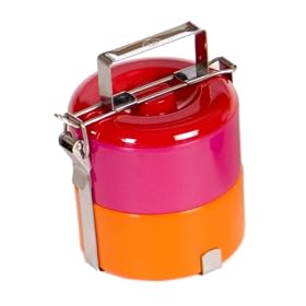 Vivo Kids Bento Box, Orange and Pink