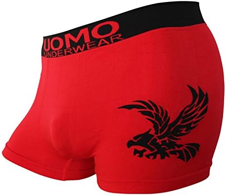 6 Pack of Men's microfibre seamless boxer shorts - EAGLE - S