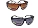 Polarized Bifocal Sunglasses - Sun Readers with Retention Cord, Great for Fishing, Boating, Golf, & Reading Outdoors (Brown, Bifocal Power +2.50)