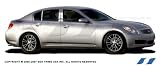 2007-2008 Infiniti G35 G-35 Pillar Posts :: 304 Stainless Steel Chrome Plated Pillar Post :: 6pc. Set!